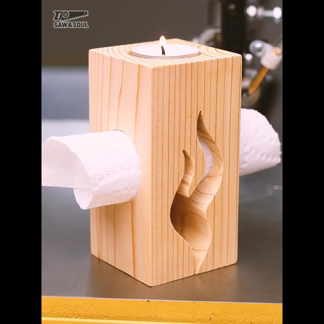 SL2199 Tealight Candle Holder Bandsaw Plan - PDF File