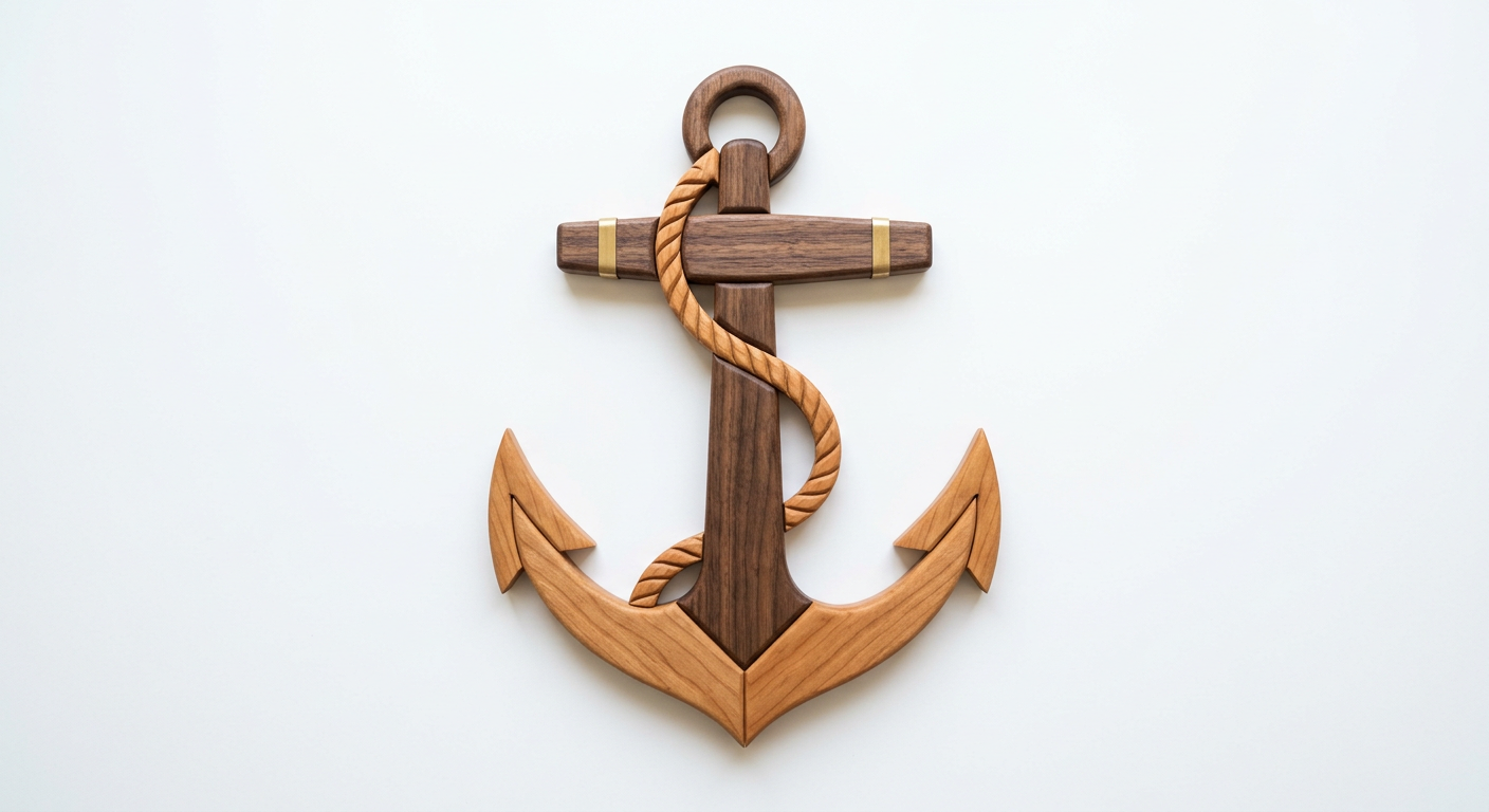 Anchor Intarsia Portrait