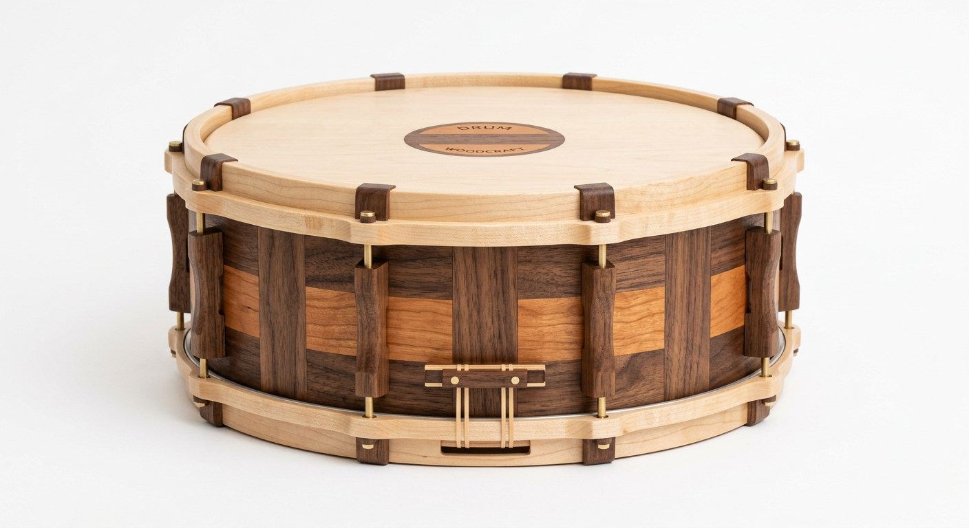 Drum Intarsia Portrait