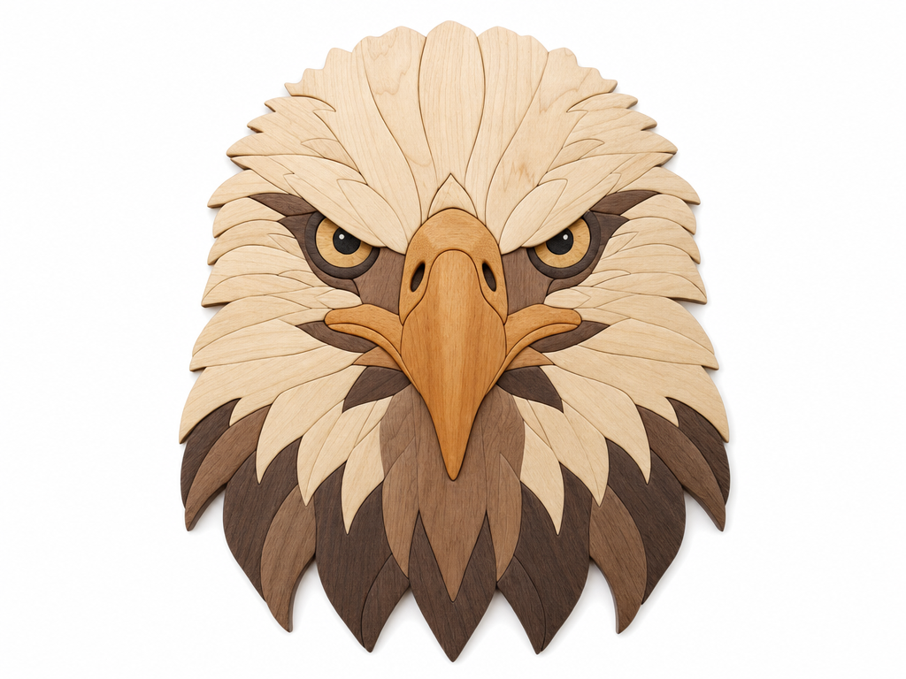 Eagle Intarsia Portrait