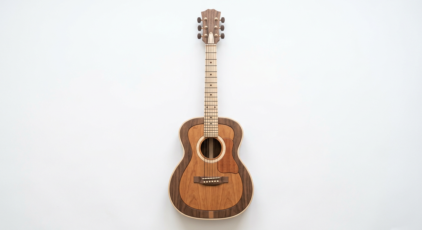 Guitar Intarsia Portrait