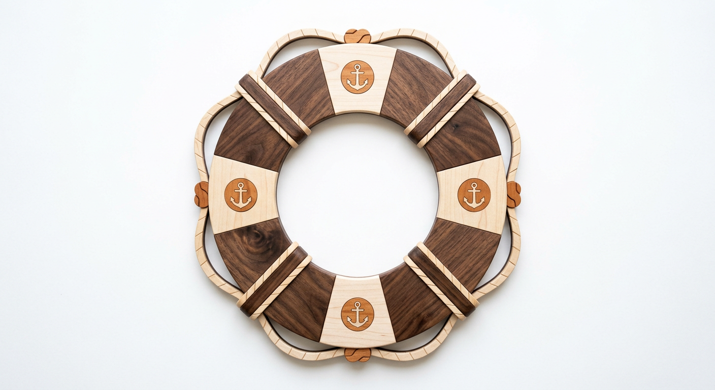 Lifebuoy Intarsia Portrait