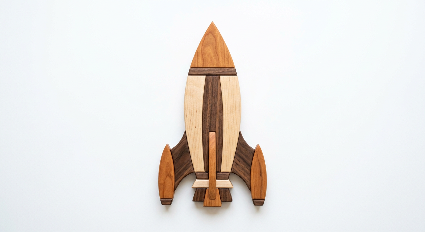Rocket Intarsia Portrait