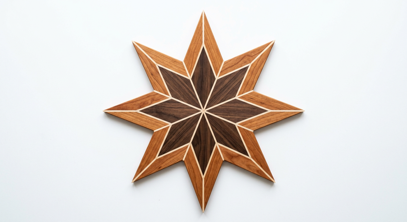 Star Intarsia Portrait