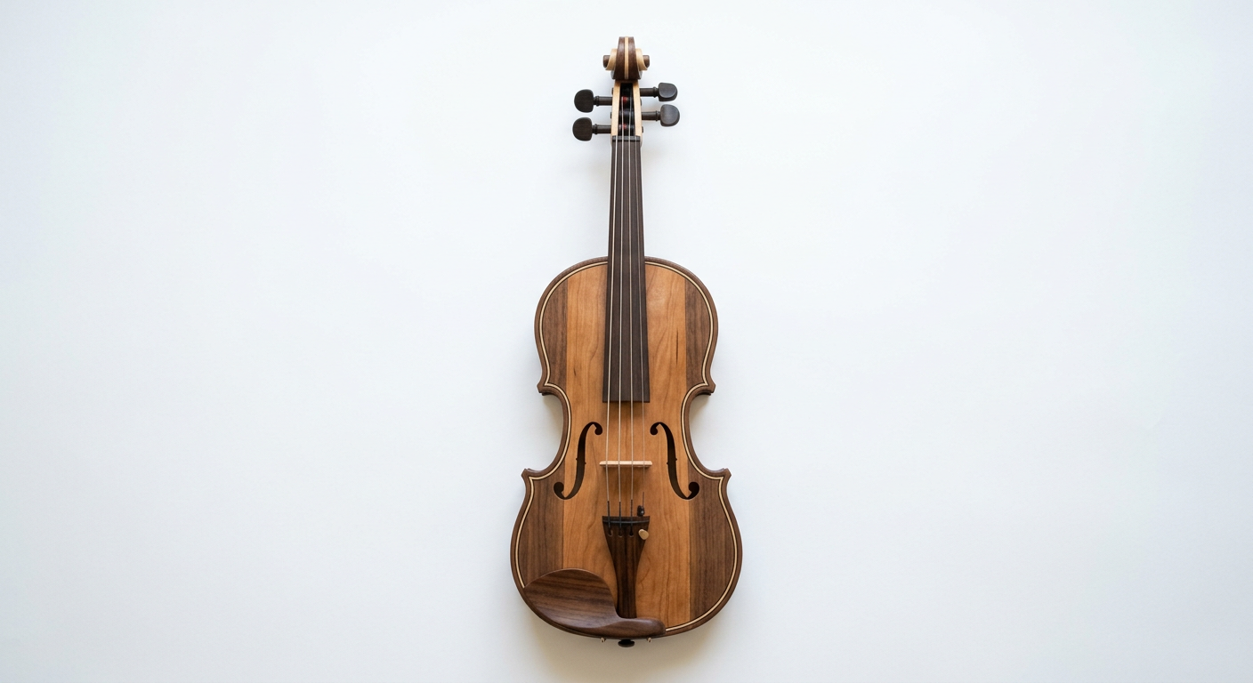 Violin Intarsia Portrait